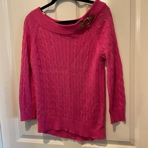 Lauren by Ralph Lauren hot pink sweater